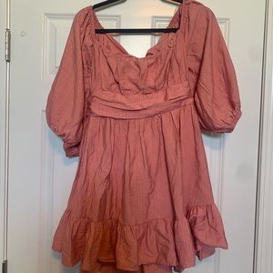 Dusty rose dress